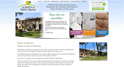 Desktop Screenshot of jardinssaintebaume.com